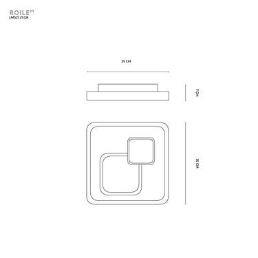 Luminascente roile m Luminascente Lampade da soffitto